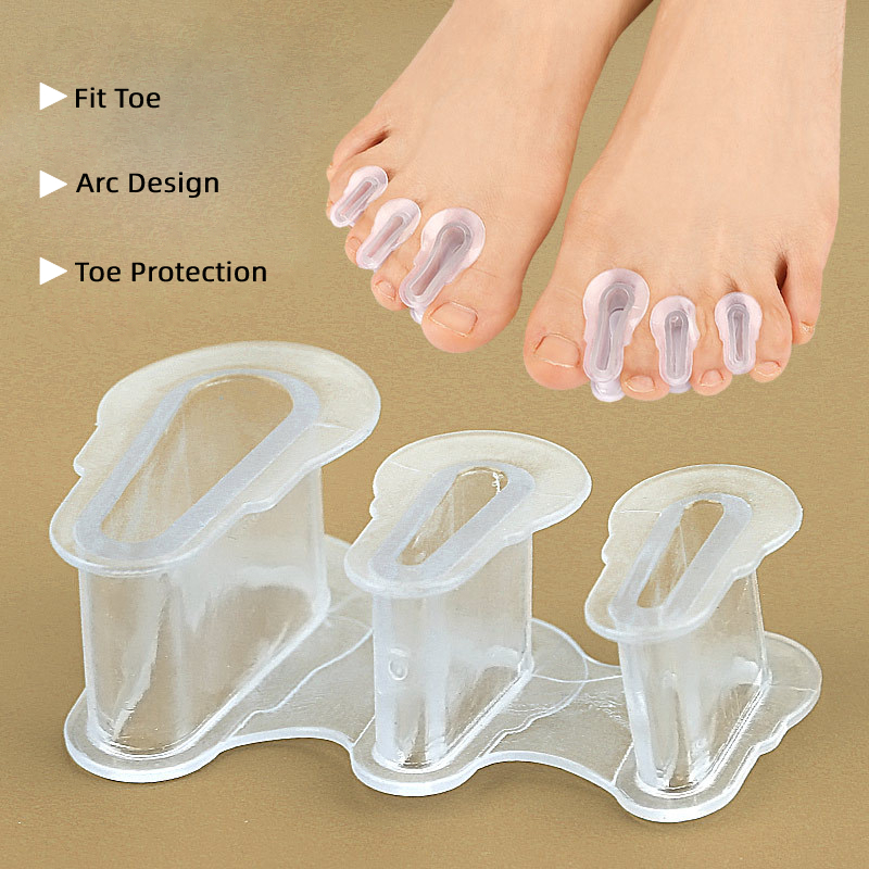 Best of 1Pair Hammer Gel Thumb Foot Care Splitter Bunion Corrector Silicone Overlap Separators Hallux Valgus Toe Orthosis Clip Pads Reviews & Tips