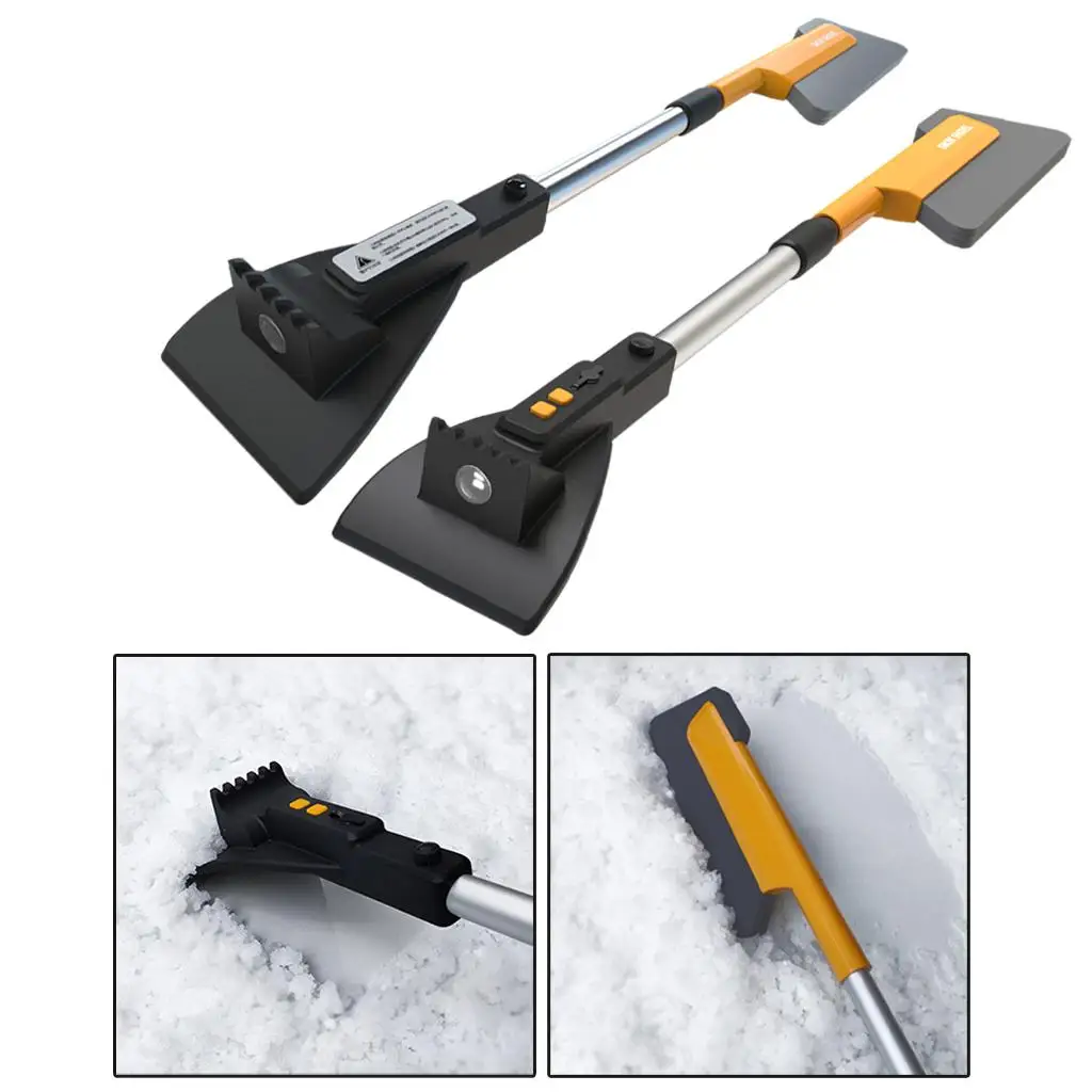 Extendable Car Ice Scraper Windshield Removal Vehicles SUV Tool Auto Windscreen