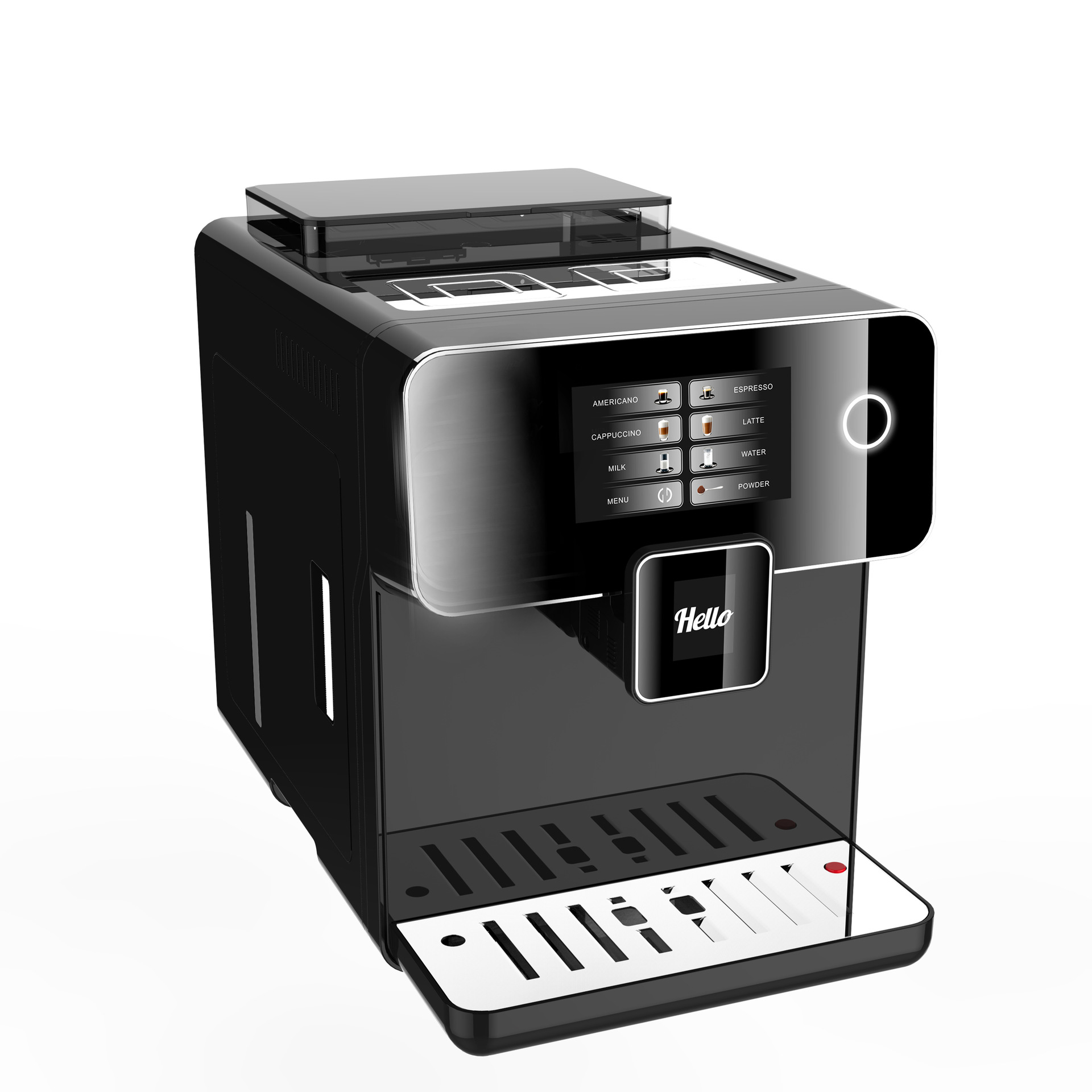 Title 2, Automatic coffee machine commercial Italian tou...