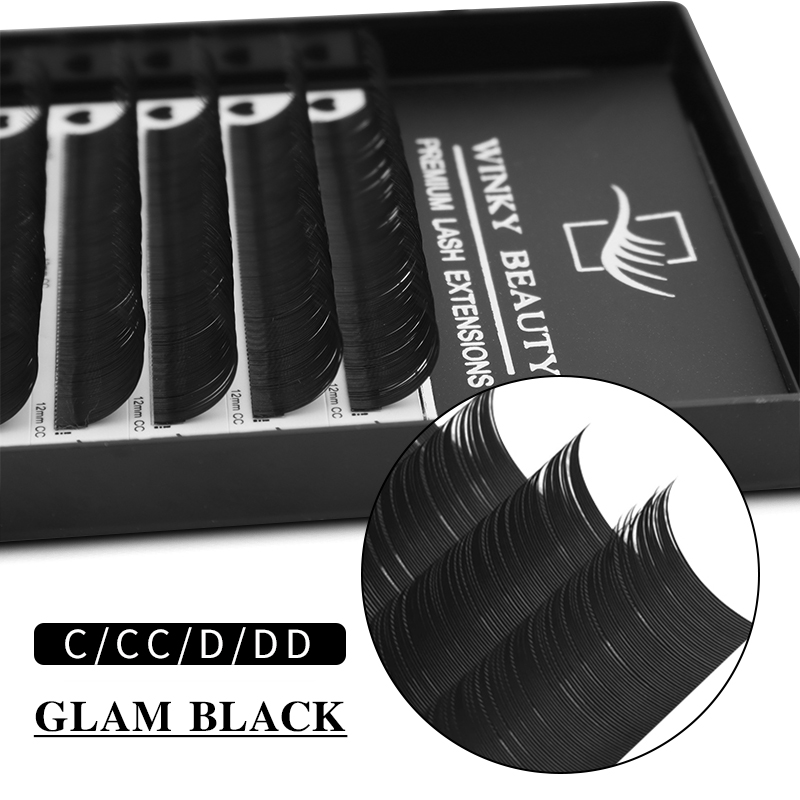 Best of Winky Beauty Synthetic Eyelash Extension Supplies Classic Lashes Extensions C / D 0.05 / 0.07 / 0.10 / 0.15 Mink Black False Extension Reviews & Tips