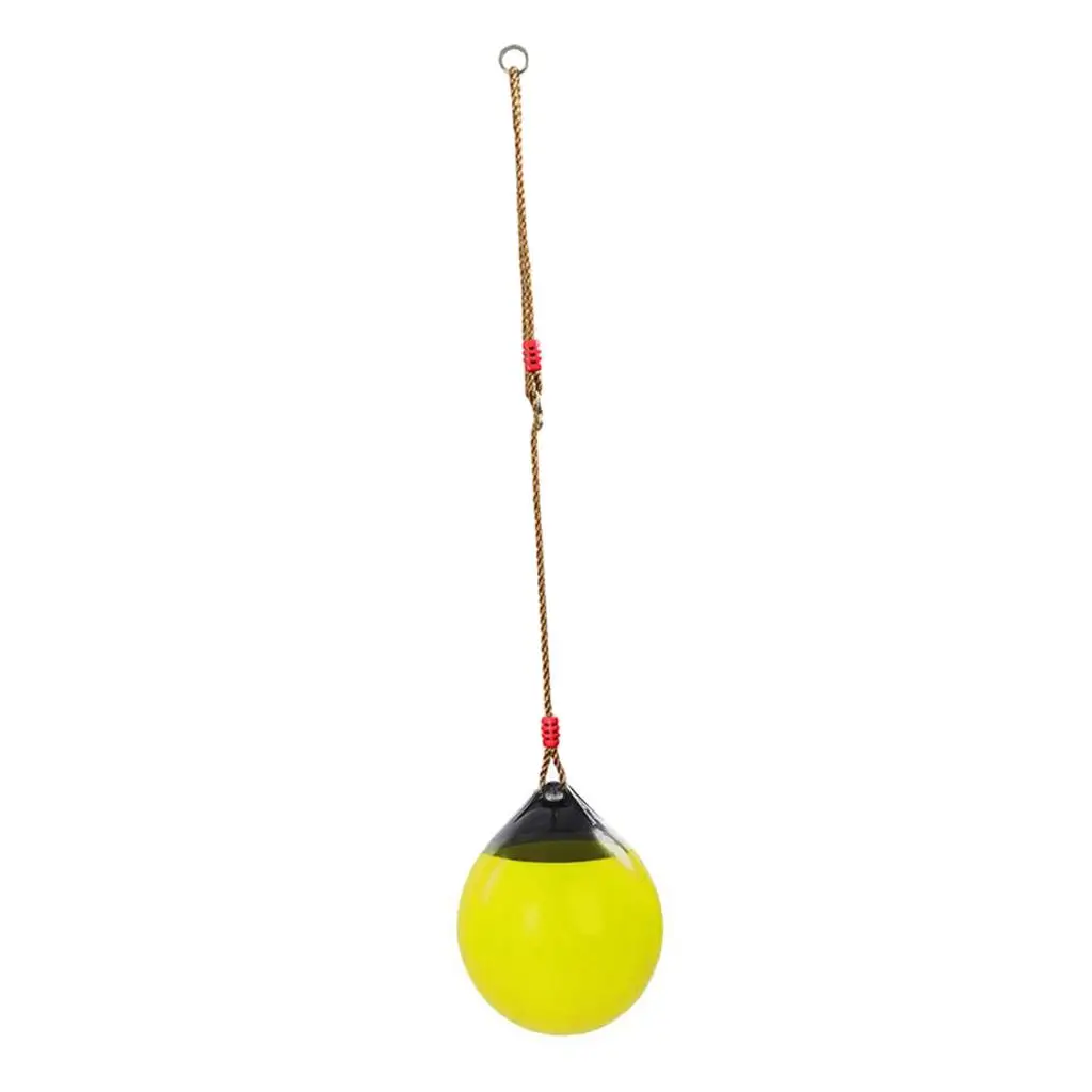 Ball Swing Seat with Heavy Duty Rope Hanging Multiple Colors for Kids