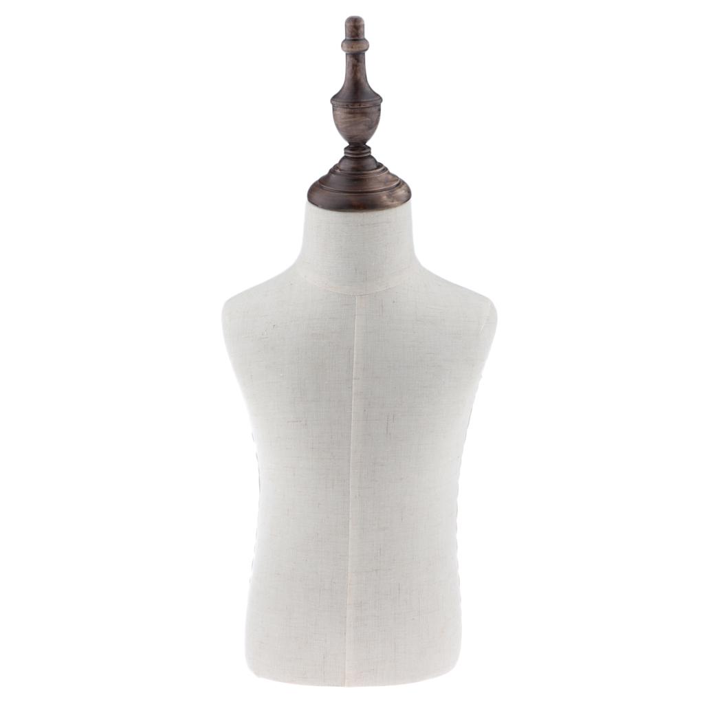 Description Picture 4 of itemChild Fabric Torso White 2 Years Old Kids Body Form Mannequin Shop Display