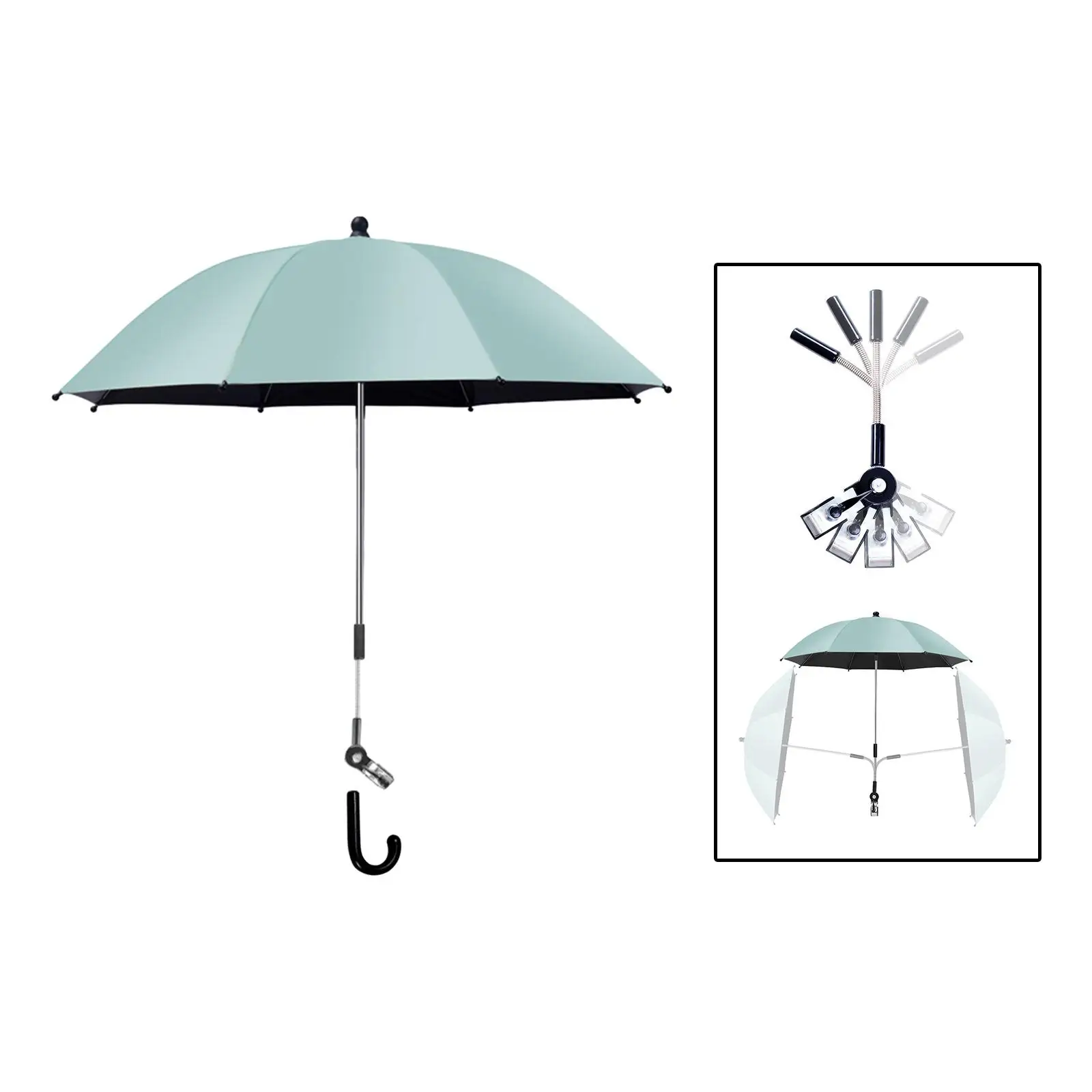 Baby Strollers Parasol 360 Adjustable Beach Umbrella for Pram Children