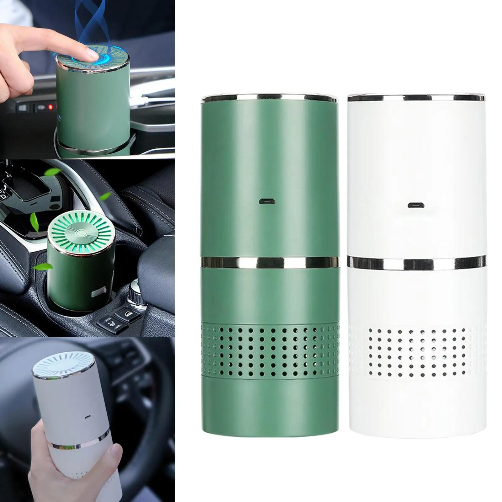 Mini Car Air Purifier Portable Air Cleaner Purifier Remove Dust Reduce Odor