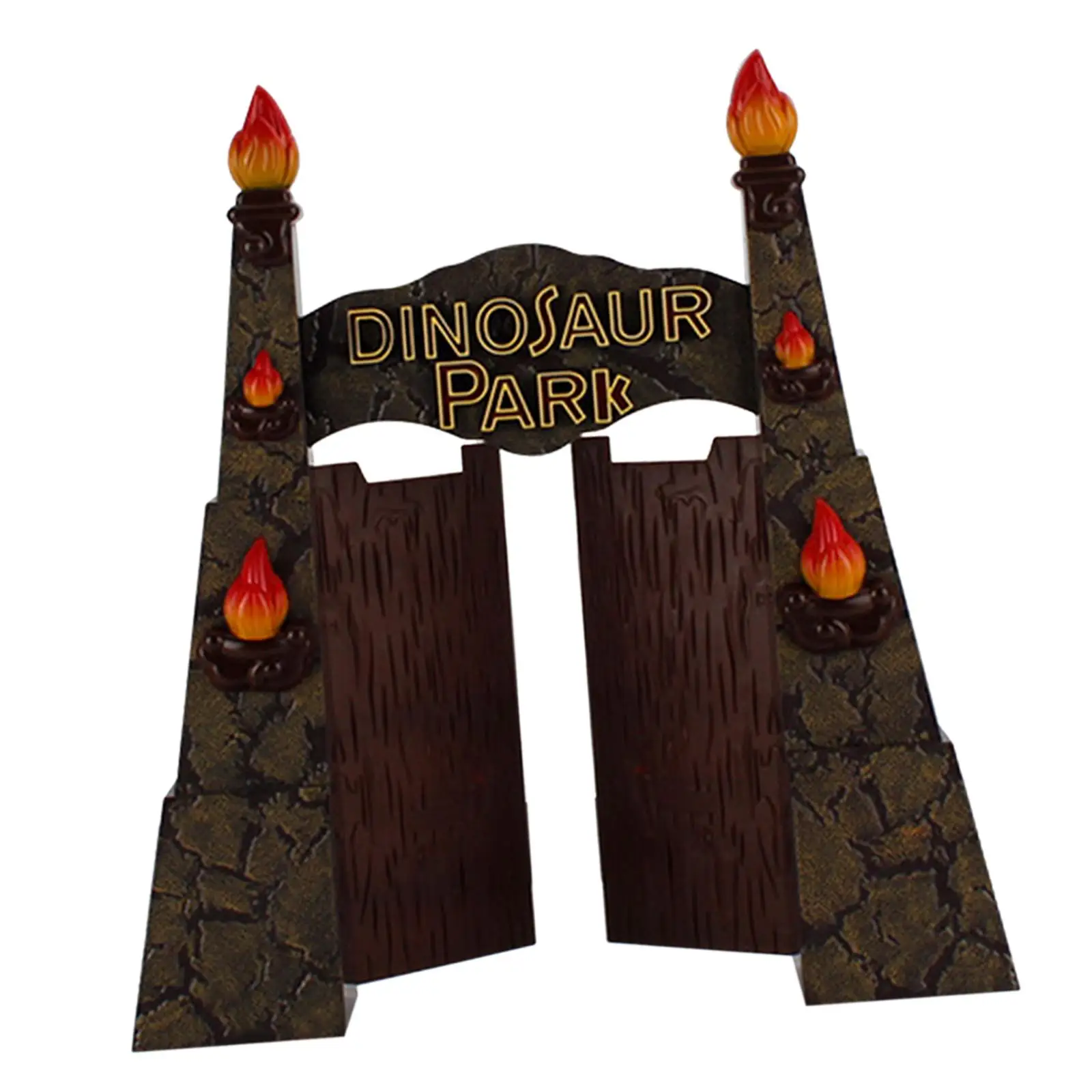 Dinosaur Park Fittings Sculpture Ornament Durable Gift Backdrop Model DIY Gate Frame for Kids Birthday Adventure Party