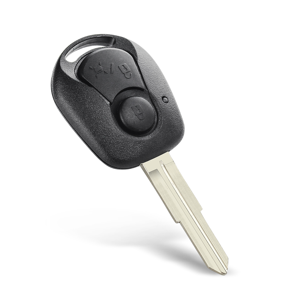 KEYYOU Für Ssangyong 2-Taste Auto Schlüssel Ersatz Fob Abdeckung Fall Für Ssangyong Actyon Kyron Rexton Uncut Klinge – Detail 6