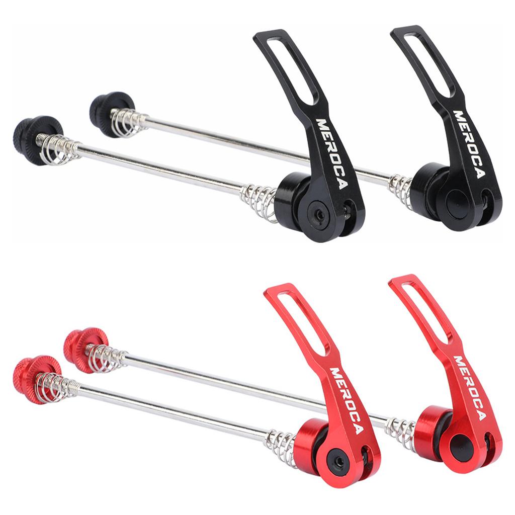 Bicycle Skewer Axles Set MTB Mountain Bike Quick Release Front & Rear Kit