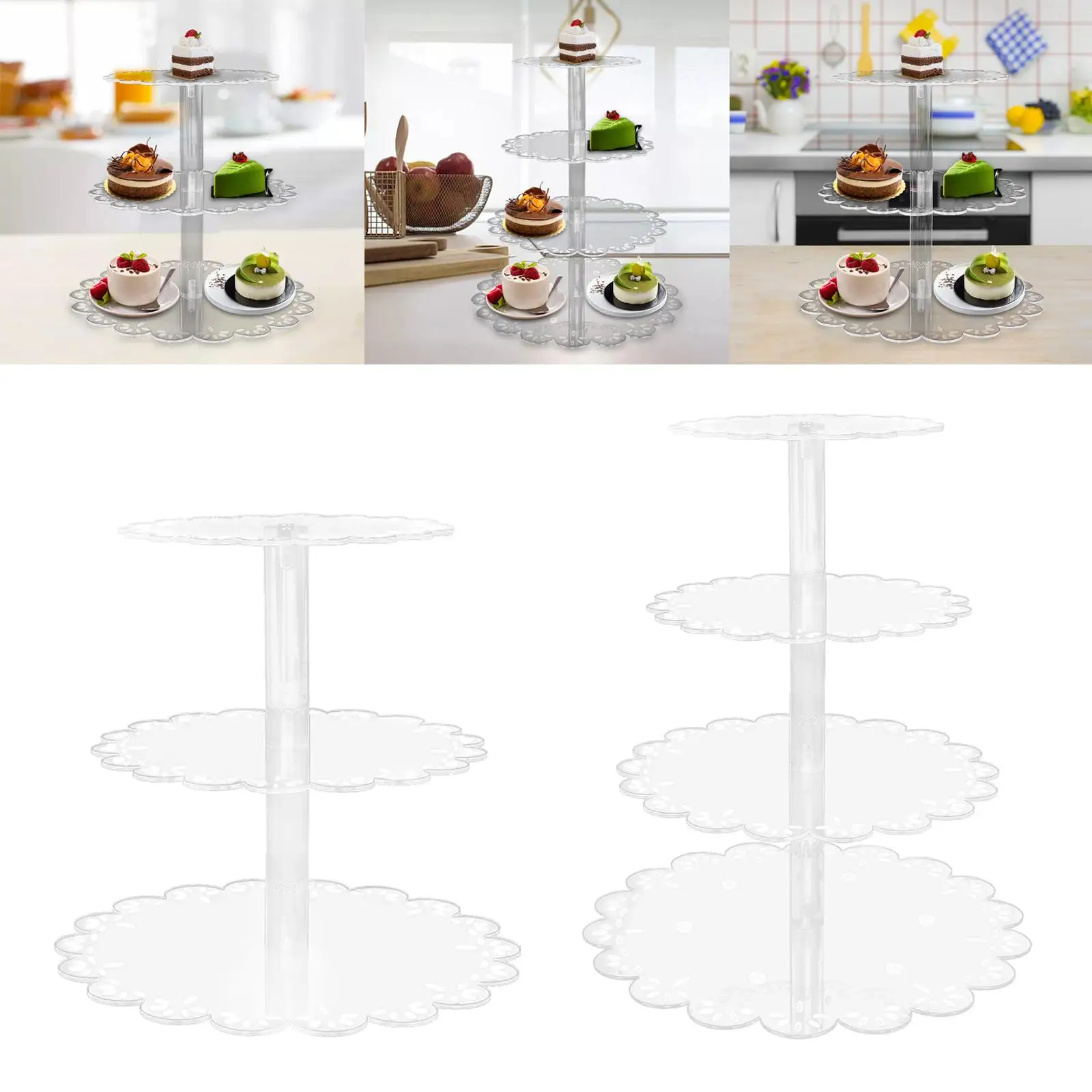 Cupcake  to Operate Dessert Tray Rack Holder for Wedding Seminar