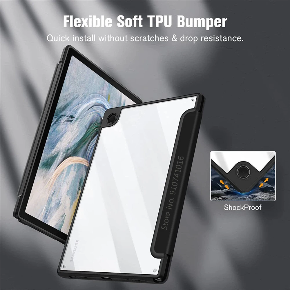 Samsung, capa para Galaxy Tab A8, SM-X200, X205, 10,5 in, 2021