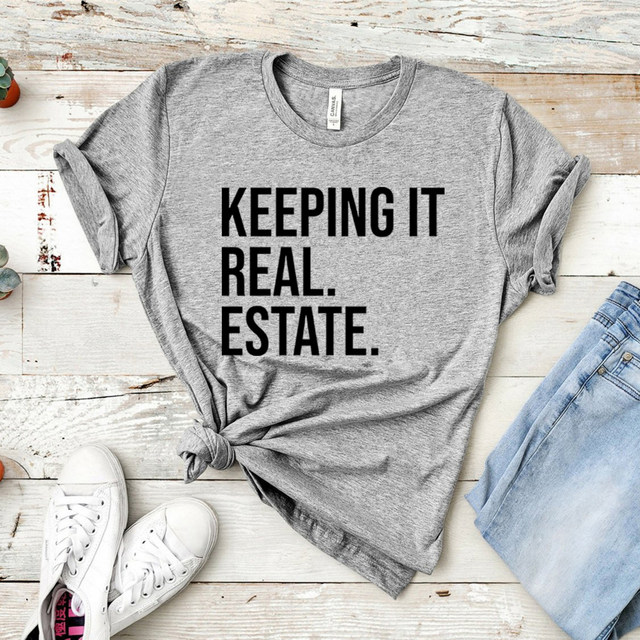 Keeping It Real Estate T Shirt Agent Realtor T shirt Gift For Real