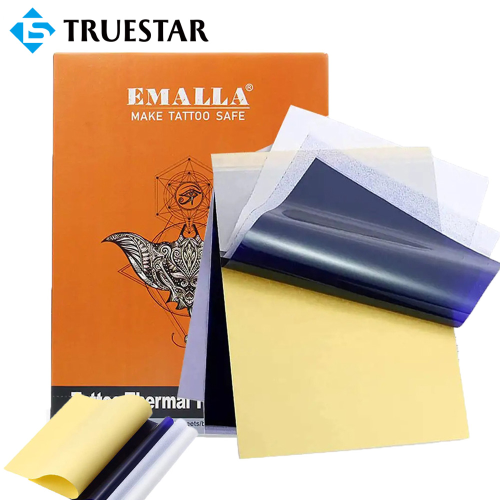 Best of EMALLA Tattoo Transfer Paper 5 / 10 / 20 / 30 / 50 / 100 Sheets Tattoo Stencil Paper 4 Layers Thermal Transfer Stencil Paper For Body Art Reviews & Tips