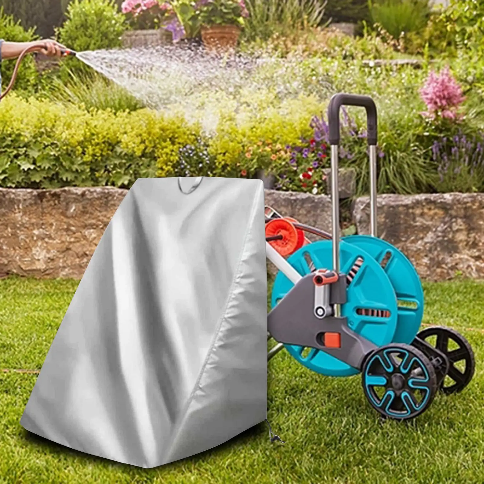 Hose Reel Cover Hose Cart Covers Accs Garden Tool Protection Outdoor Heavy Duty