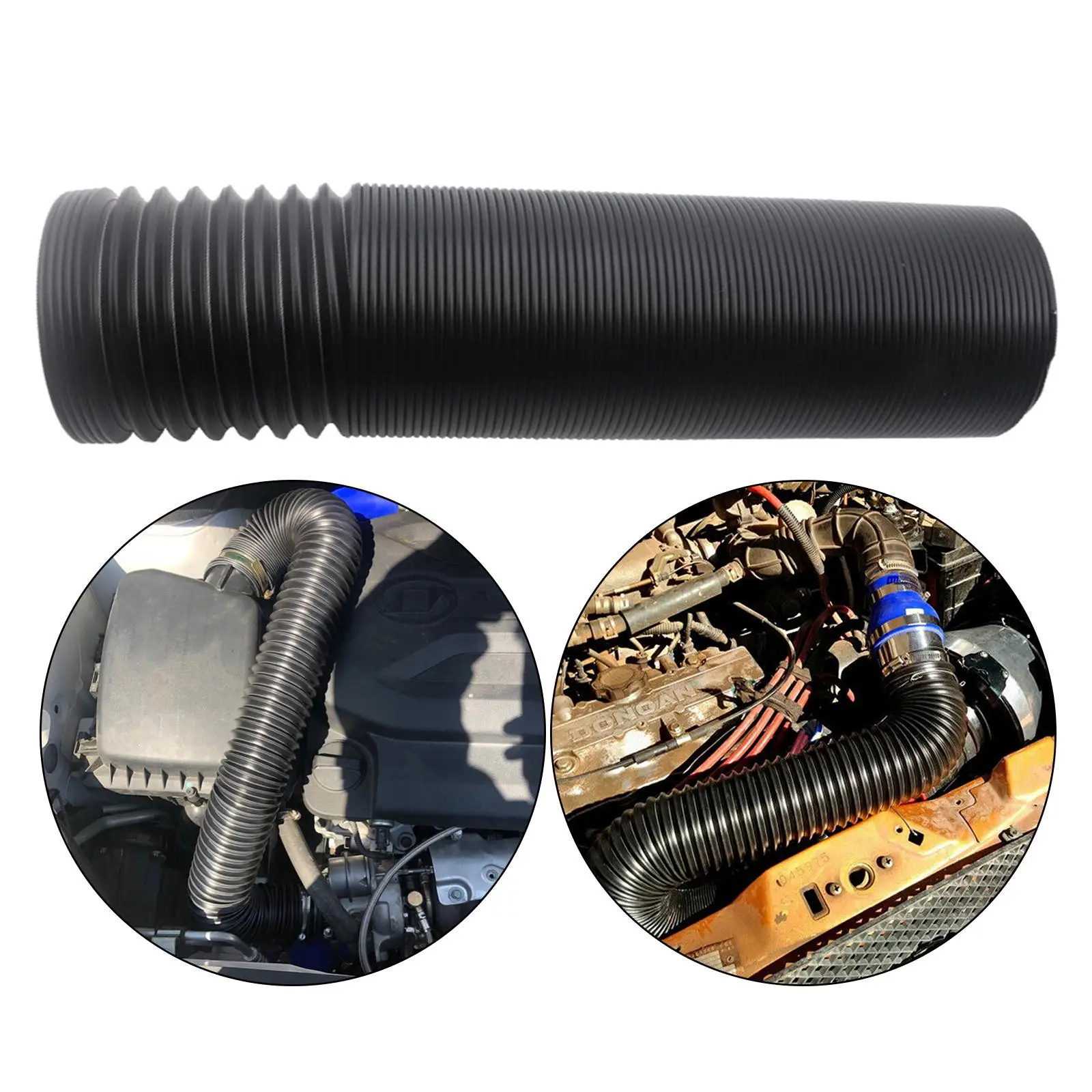 Air Intake Pipe Flexible Pipe Ducting Hose PVC for Vehicle Accessories