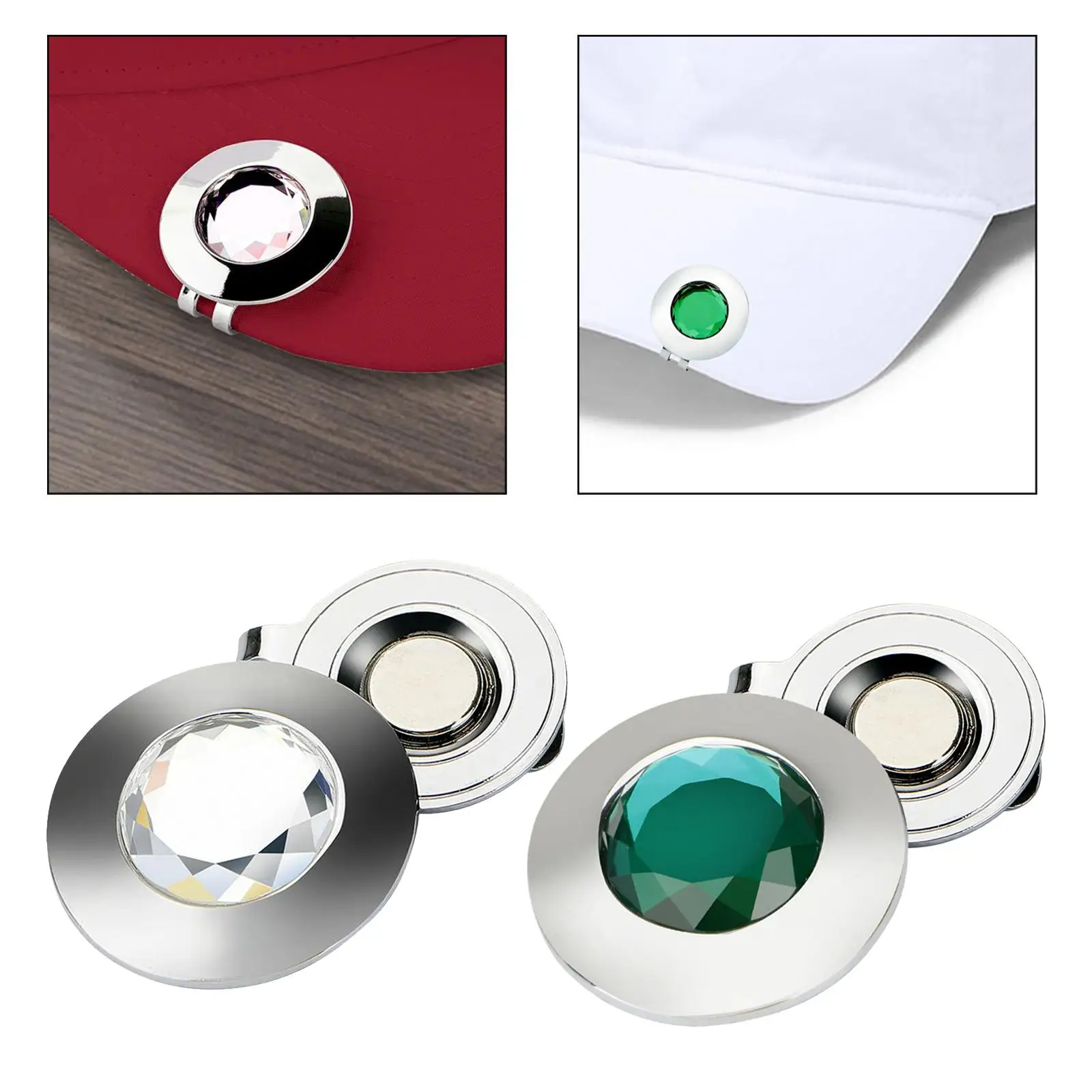 Golf Ball Marker Golf Hat Clip Golfer Outdoor Sports Golf Course Accessories