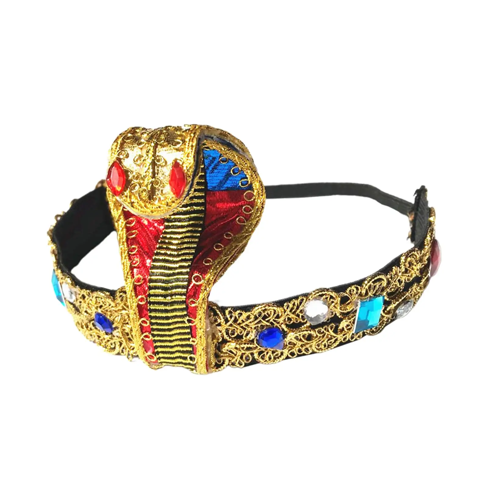 Egypt Queen Headdress Stylish Theme Costume Snake Headband for Halloween Wedding Women