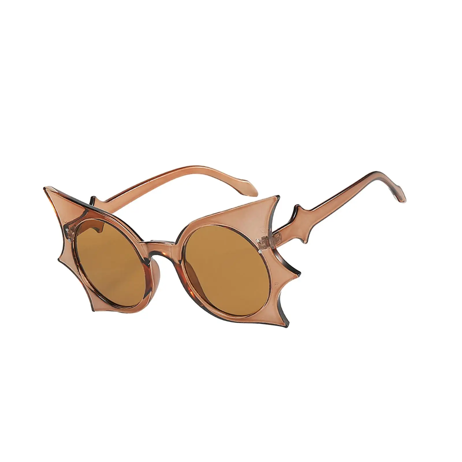 Bat Shape Sunglasses Costume Accessories Eyewear for Travel Vacation Hiking