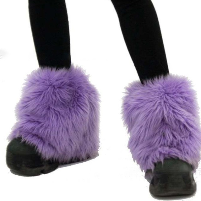 KieTeiiK Calentadores de piernas, lindos puños falsos de pelo calcetines de  pelo para mujer invierno cálido grueso calentador de piernas botas puño  peludo pie cubierta felpa tubo medias, Azul Y: : Moda