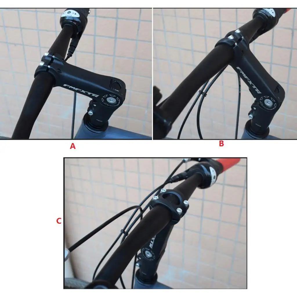 0-90 Degree Adustable  Fork Extender Bicycle Handlebar  Clamp Adaptor MTB Short Handlebar Stem