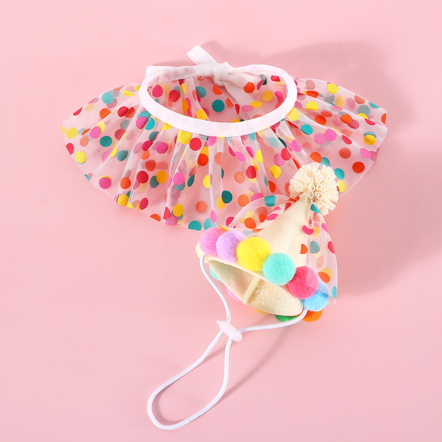 Title 4, Haustier Geburtstag Dress Up Polka Dot Spitze L...