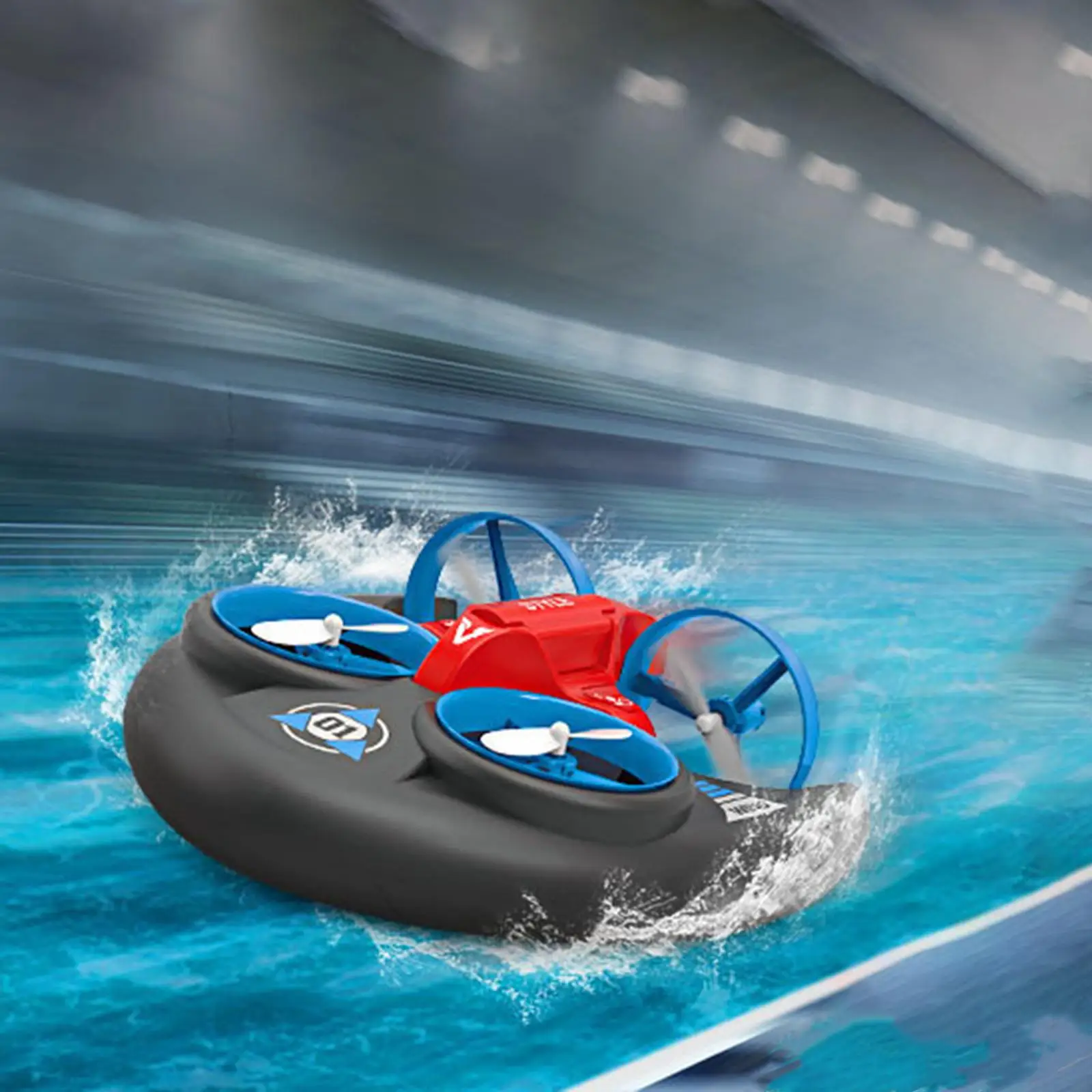 Mini , Rechargeable 6CH 3D Flying Hovercraft   Mode, for Children Beginners