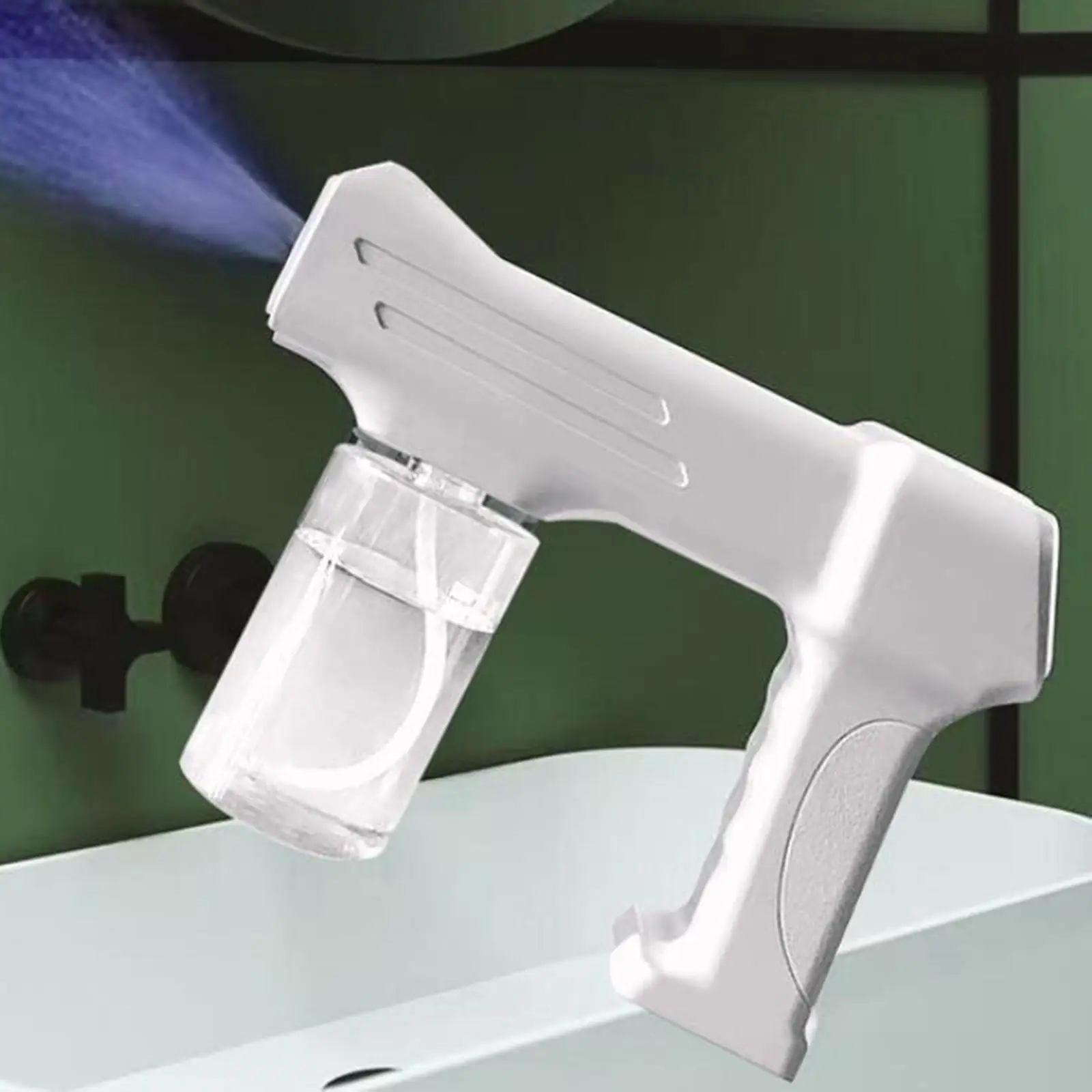 USB Rechargeable Nano Blue Light Steam Spray Disinfection Sprayer 300ml