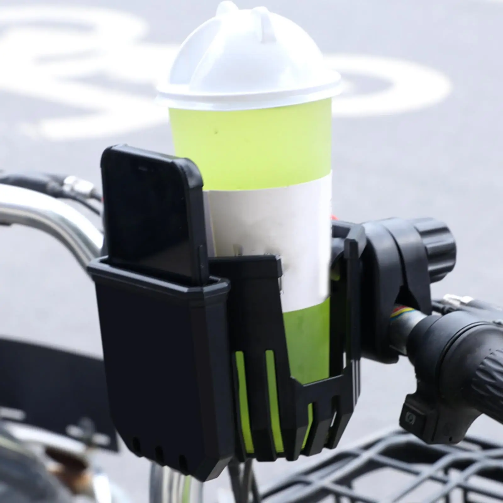 Bike Water Bottle Cage Phone Holder Bracket Handlebar Mount Beverage Bottle Stand Cycling Accessories
