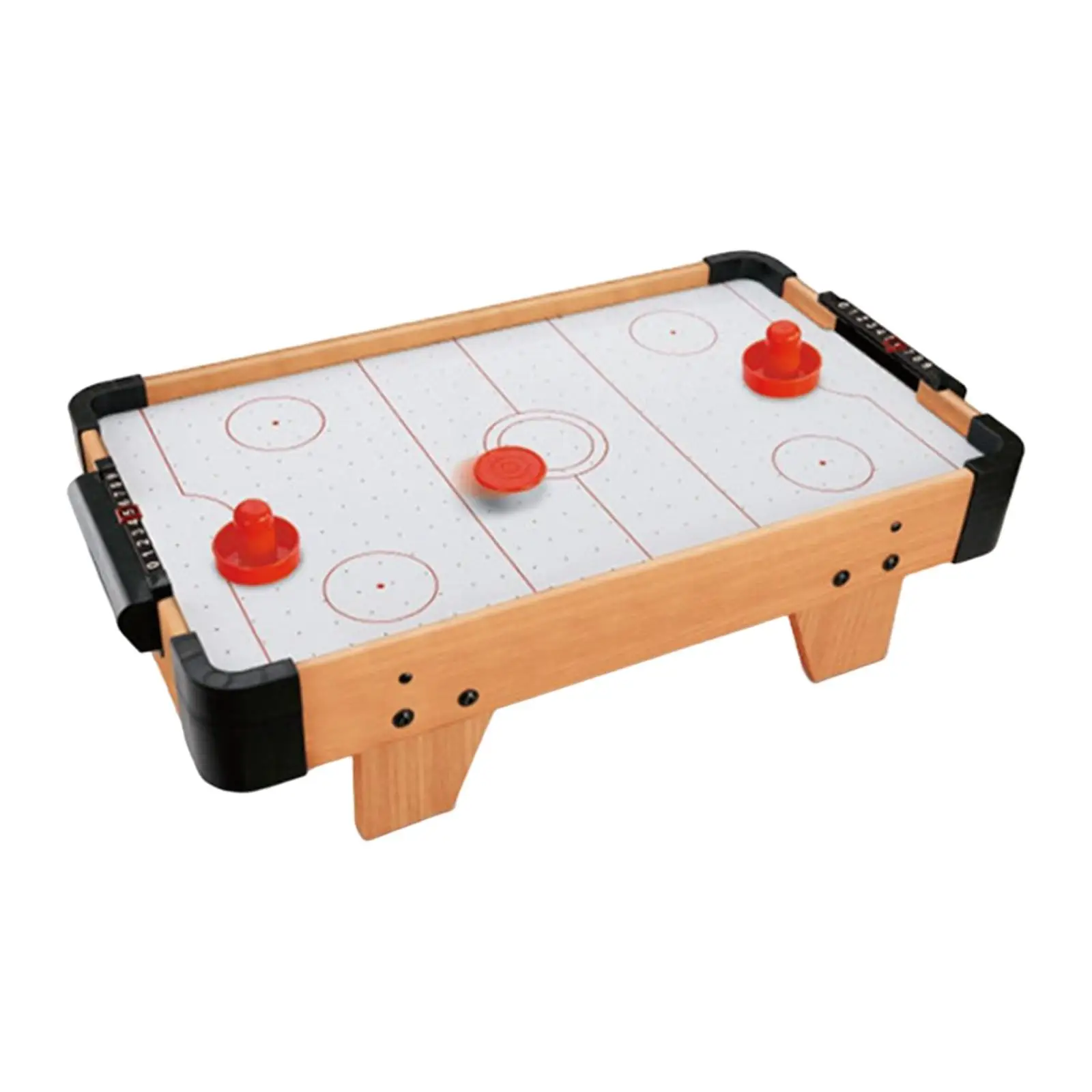 Mini Air Hockey Board Game Parent Child Interactive Desktop Playing Field Family Game for Adults Toddler Girls Boys Children