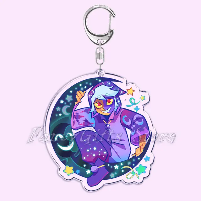 The Owl House Possessed Hunter Two Sided Acrylic Keychain 