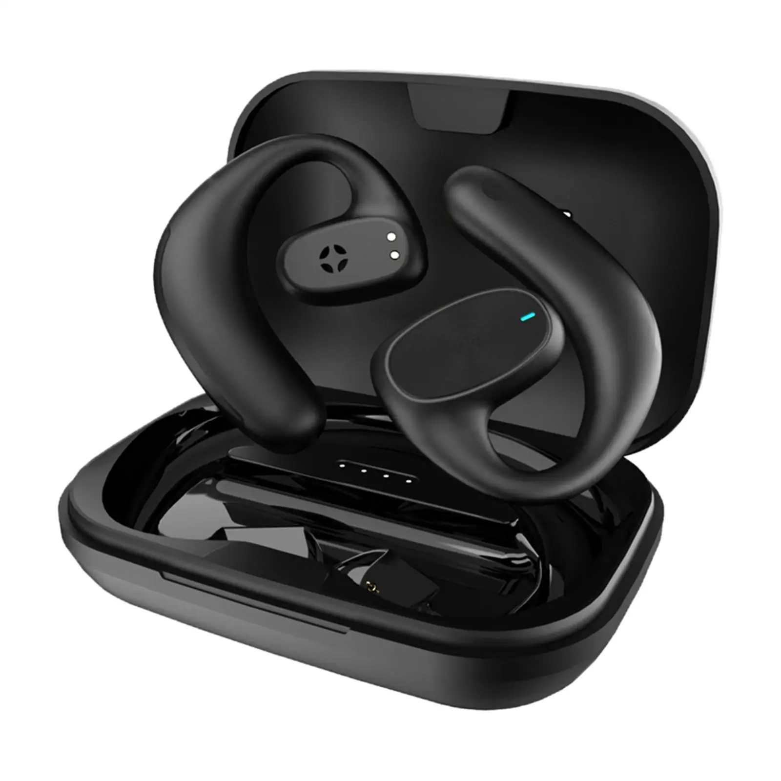 Headphones V5.0 HD Calls with Charging Case Noise Cancelling Earpiece Earbuds for Sport Laptop Computer All Smart Phones Working