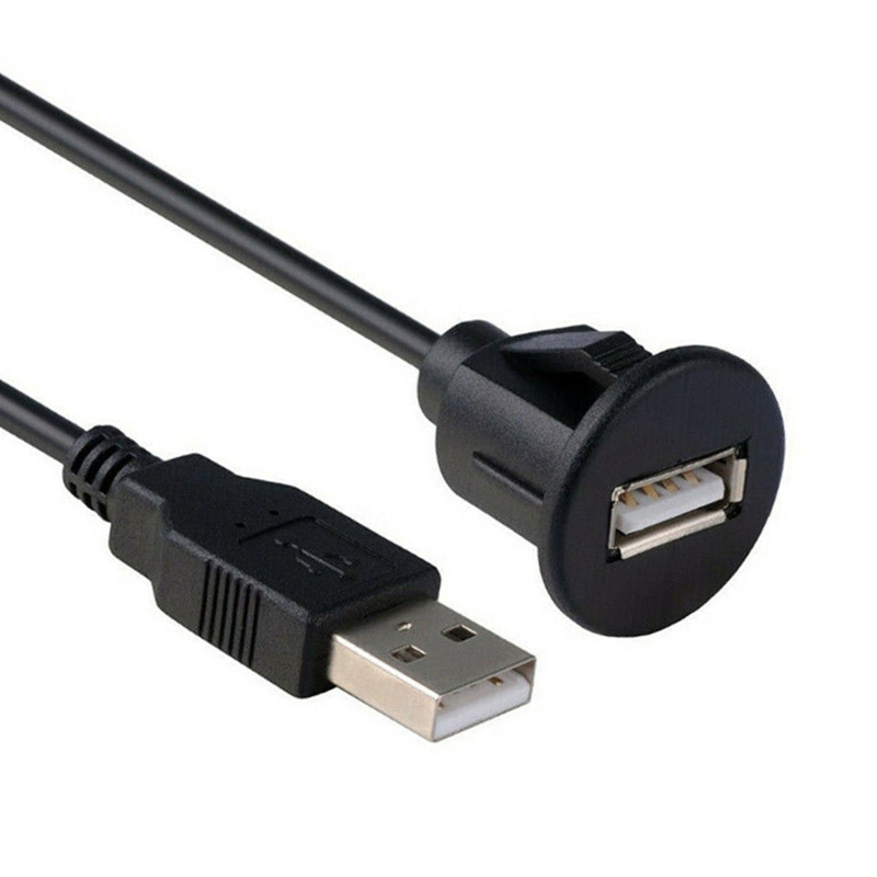 USB 2,0 wasserdichtes Kabel Stecker zu Buchse Auto Armaturen brett Stereo Line Verlängerung kabel für Motorrad – Detail 14