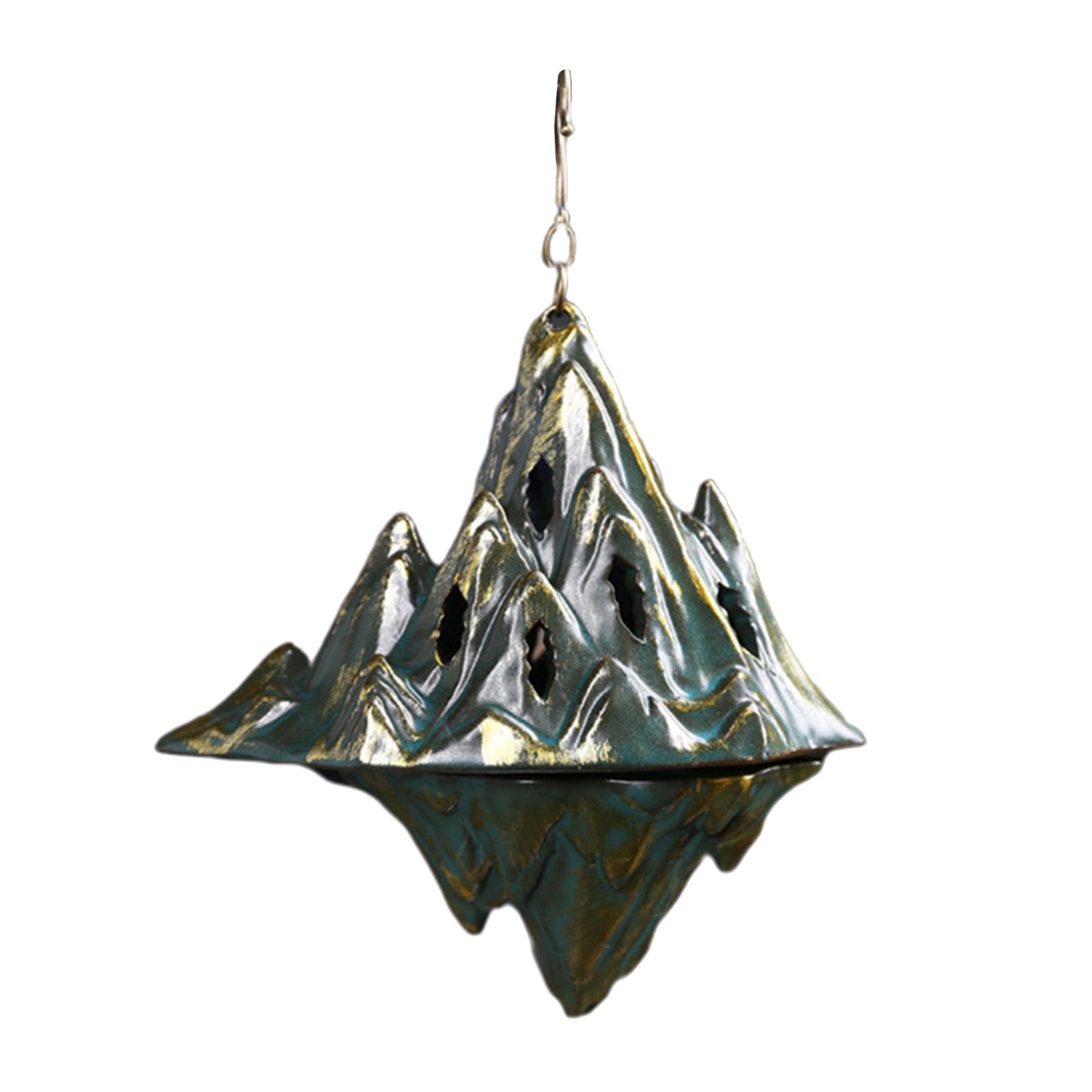 Zen Burner Holder Decorative Mountain View Artistic Aromatcherapy for Yoga