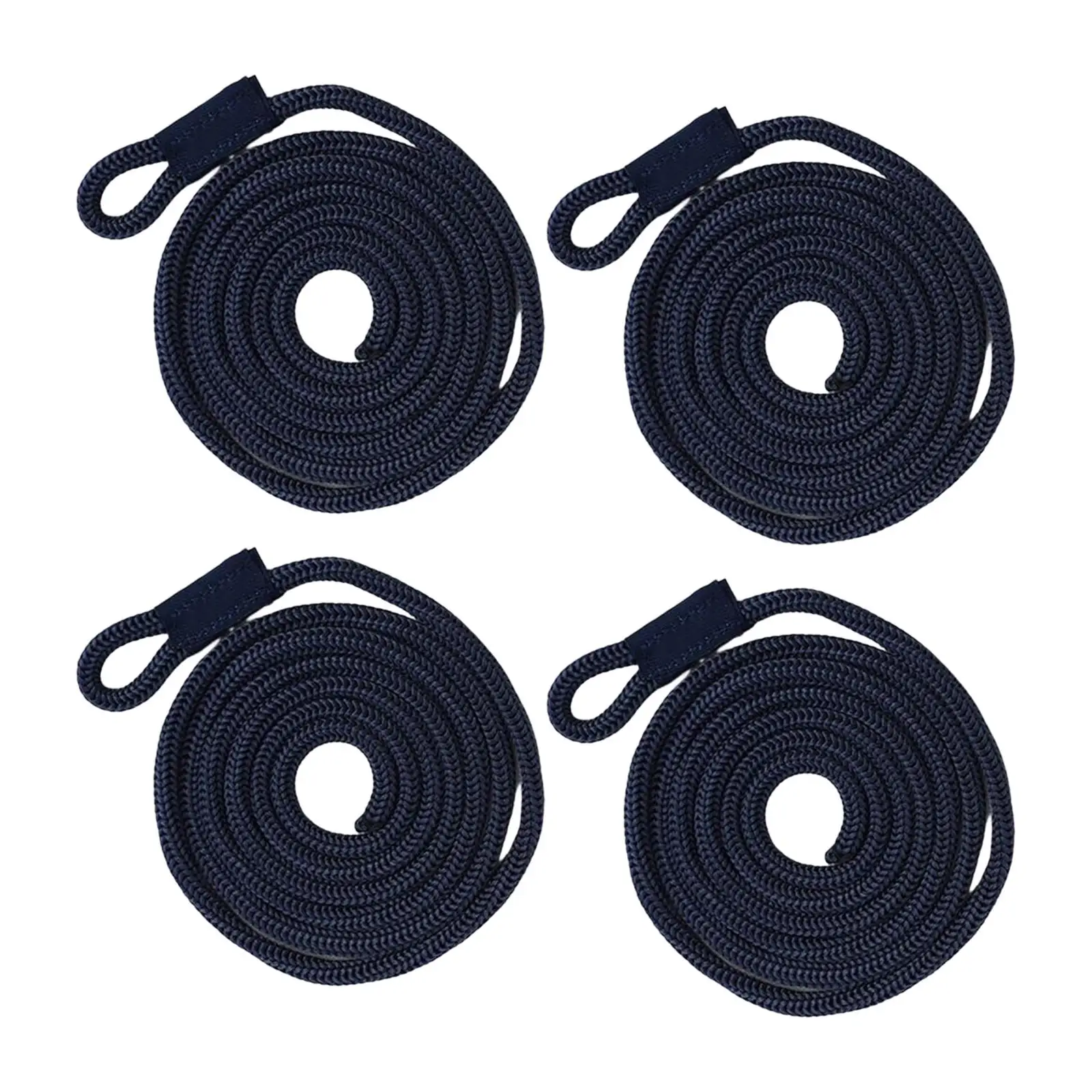 4Pcs Boat Lines, Boats Bumpers,Marine Bumpers for Pontoon Boat, Mooring Rope Bumpers Lines