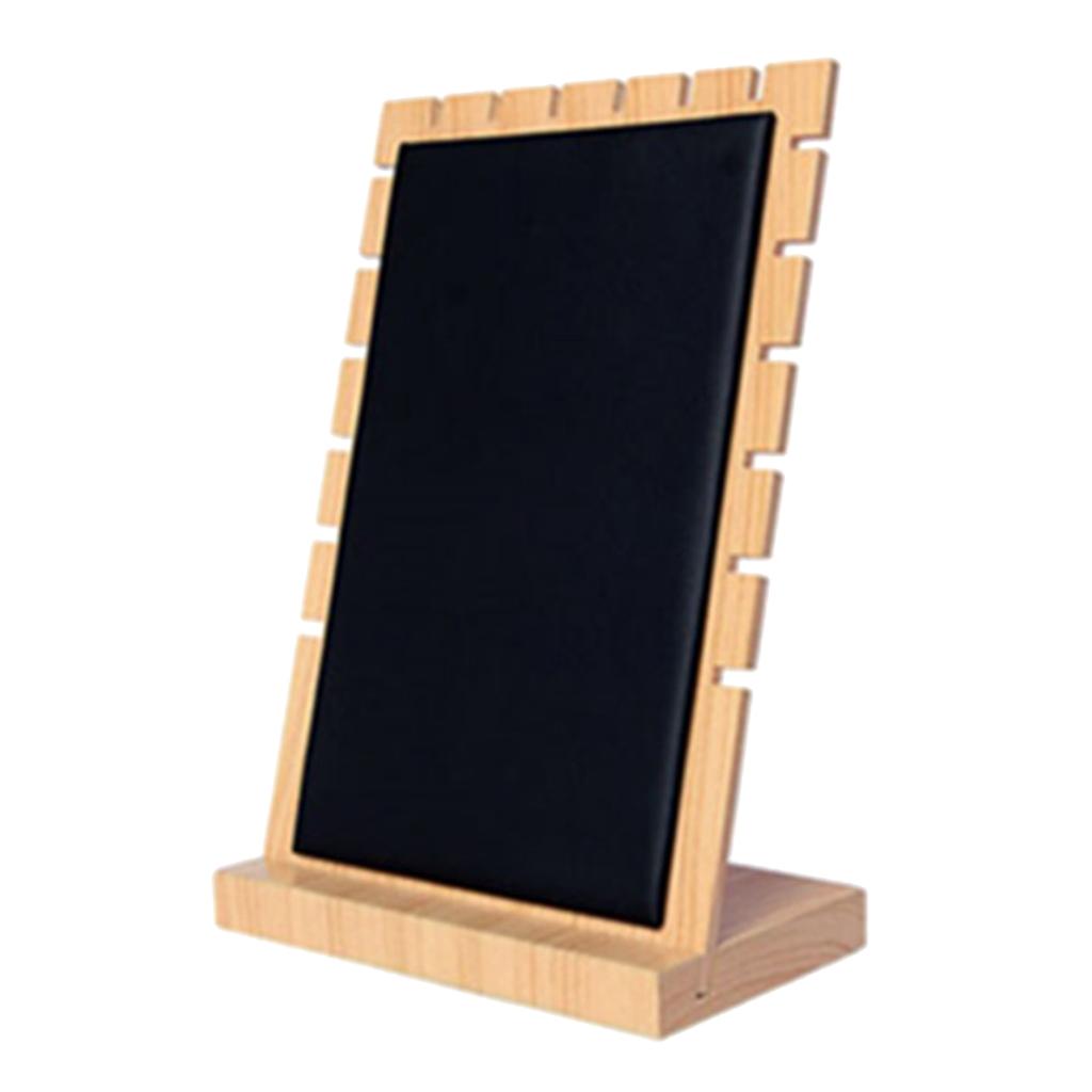 Wooden Jewelry Box Display Stand Rack for Necklace Earring Pendant Chain Holder Display Board Storage Box Jewelry Display Shelf