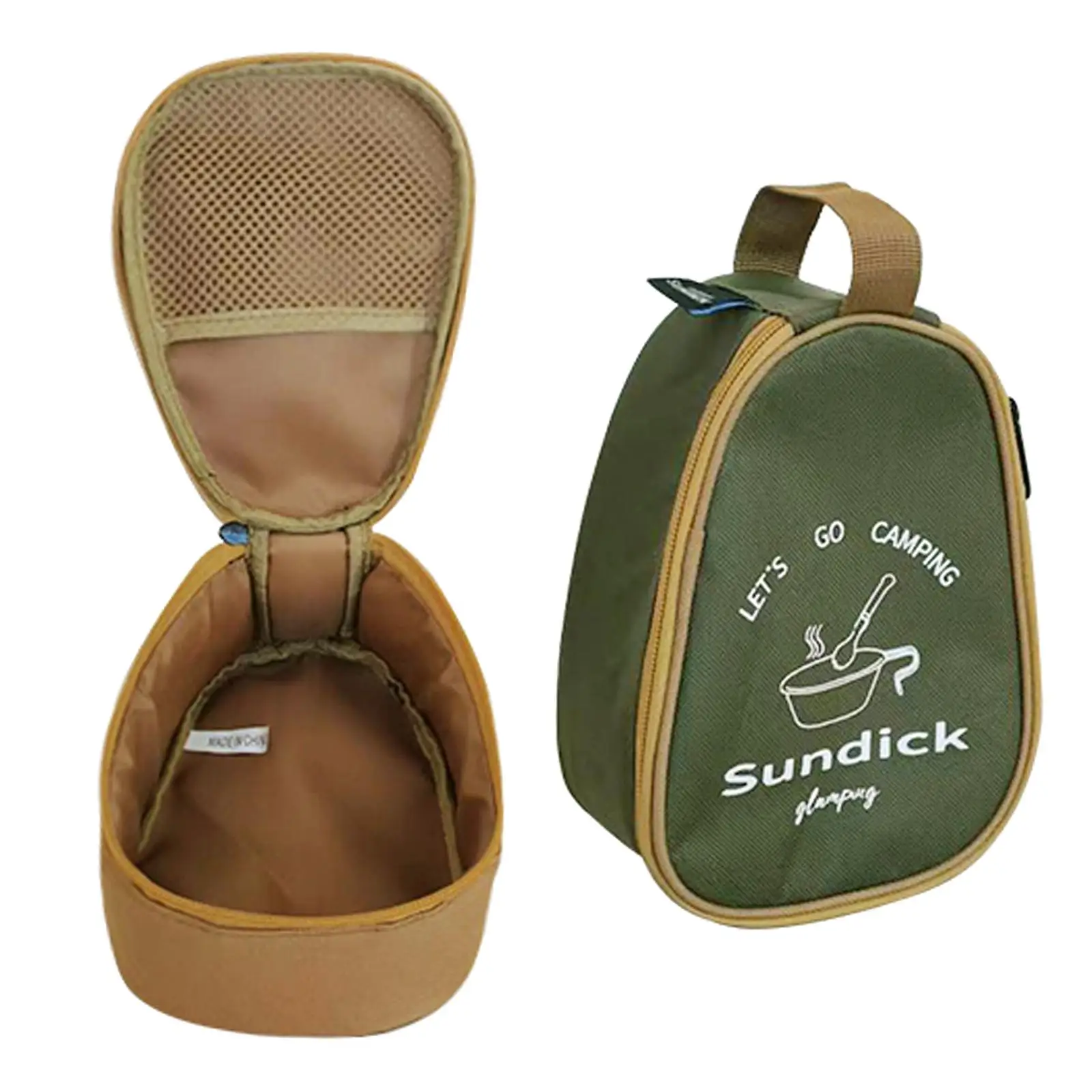 Portable Outdoor Bowls, Cups, Storage Bag, Camp, Travel, Hiking, Accessories, Cookware Container