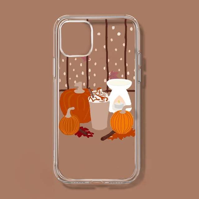 iPhone 7 Plus/8 Plus Tis The Season Pumpkin Leaf Latte Fall Thanksgiving  Football Case