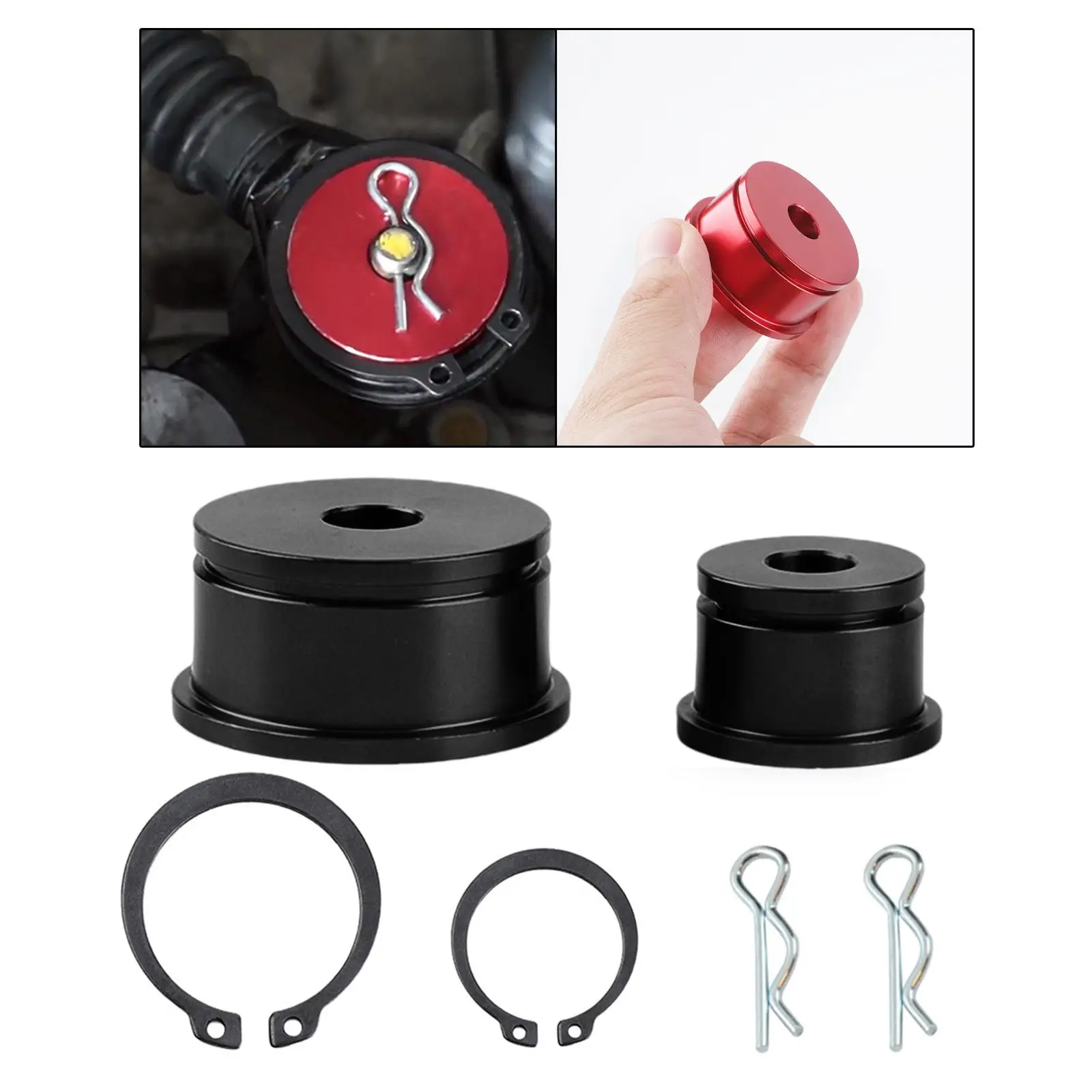 Shifter Cable Bushings Durable Fit for Mitsubishi Evolution VII iX Replace