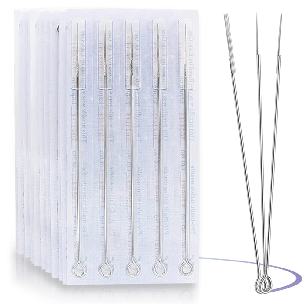 Best of 50 / 20PCS 1 / 3 / 5 / 7 / 9 / 11 / 15 RL Disposable Sterile Standard Tattoo Needles Round Magnum For Machine Grips Tips Supply Reviews & Tips