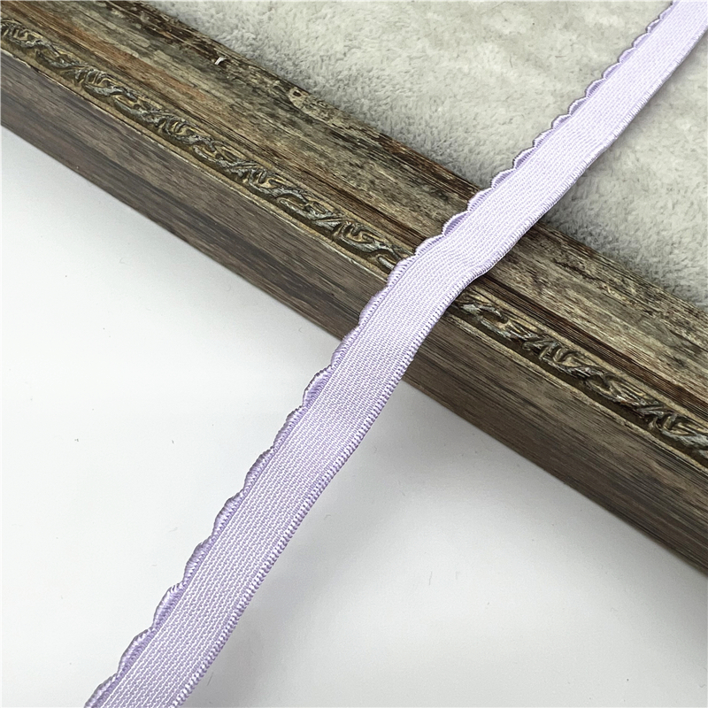Description Picture 5 of item5yards 10mm Crescent Edge Elastic Lave Trim Elastic Spandex Band Tape Headband Tutu Dress DIY Sewing Craft Garment Accessory
