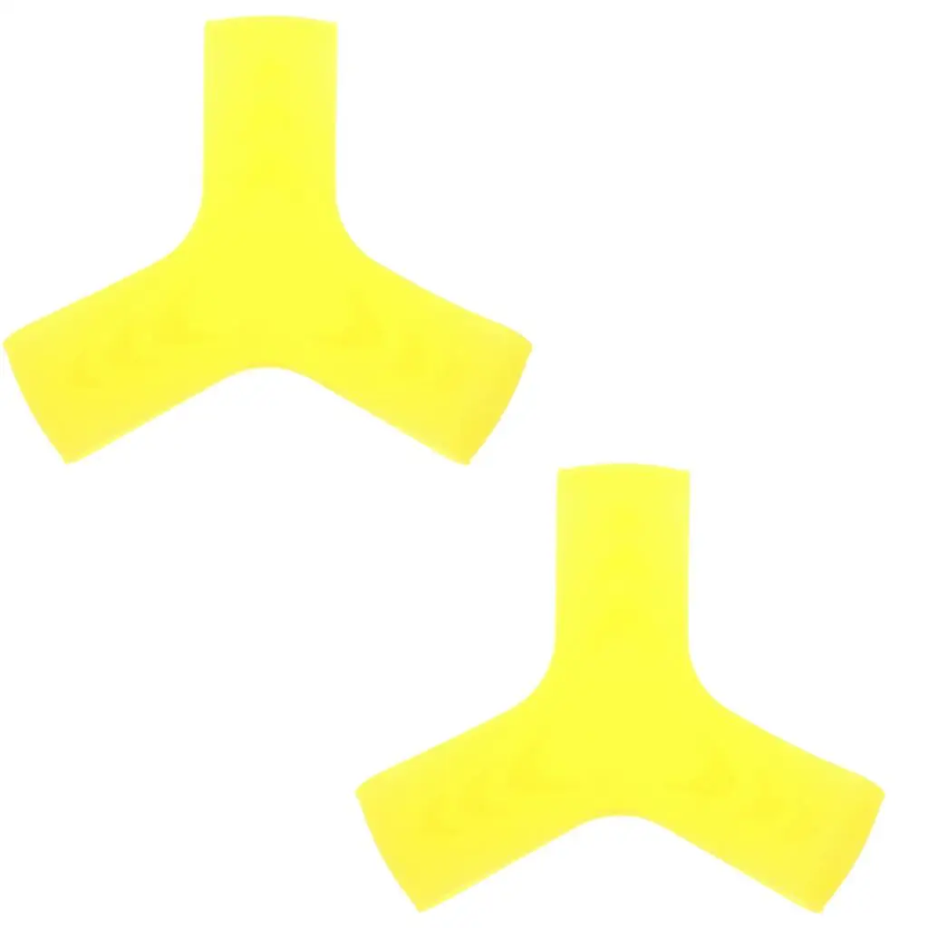 1 Pair Swimming Snorkeling Scuba Diving Elastic Soft Silicone Foot Flippers Fin Keepers Grippers Straps S/M/L Blue/Yellow/Pink