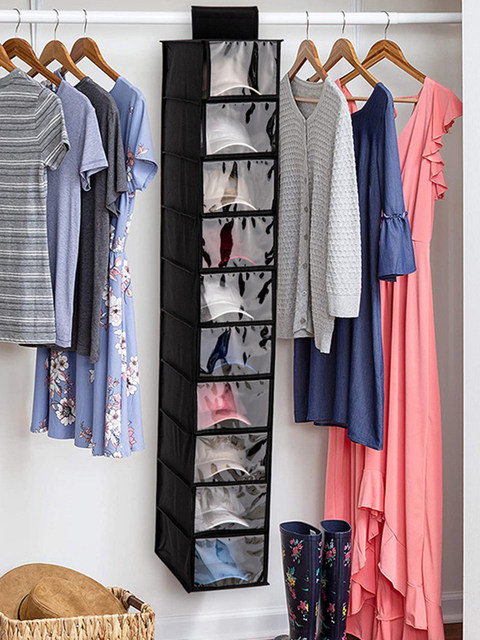 Sombrero Rack Closet Organizador Para Gorras Artículos para el Hogar 10  Estante Organizadores Colgantes Organizador Zapatero Organizador De Zapat