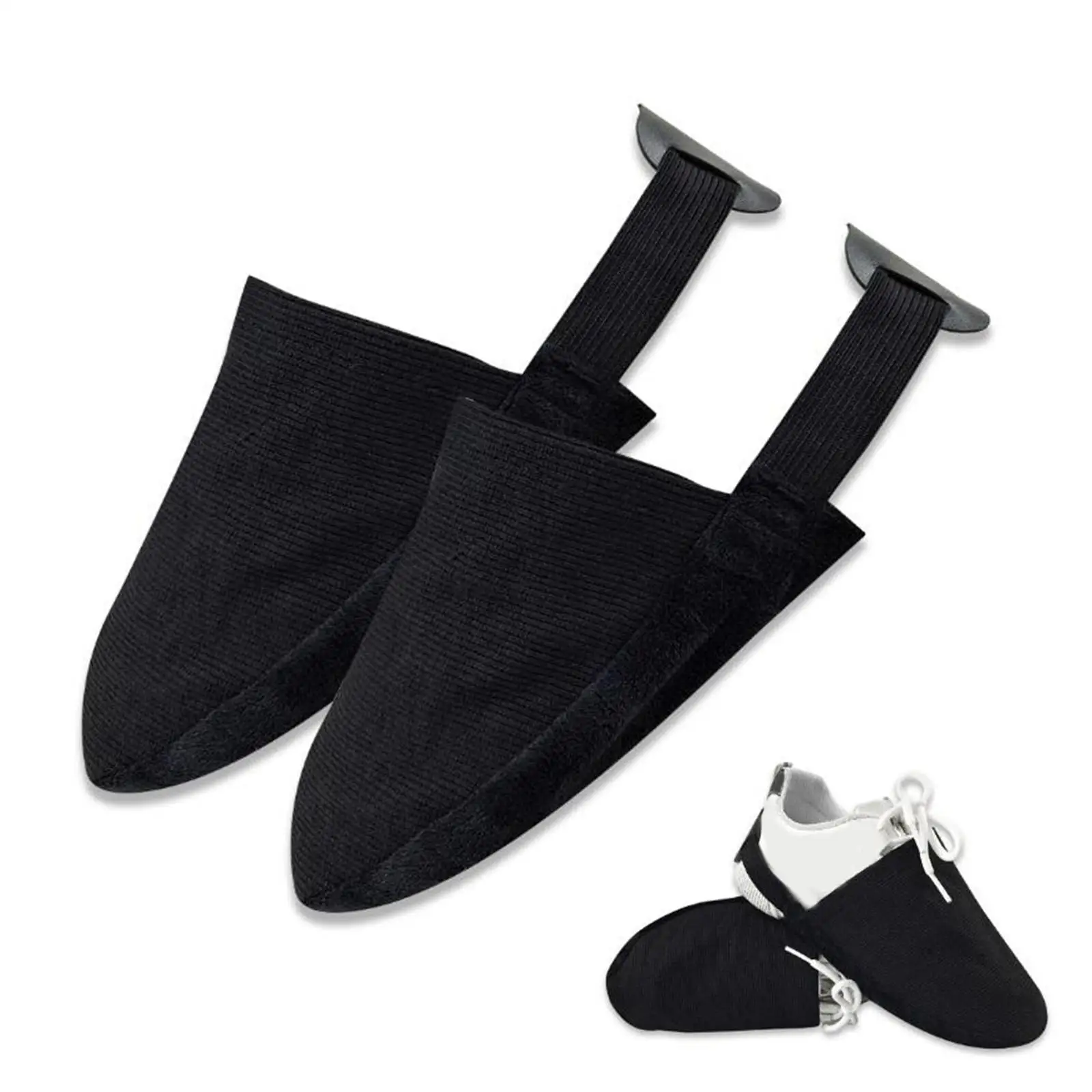 Non Slip Shoe Sliders Black Portable Boot Covers Floor Bowling Shoe Cover