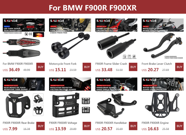 F900R F900XR Handlebar Handguards For BMW F900 R/XR 2020