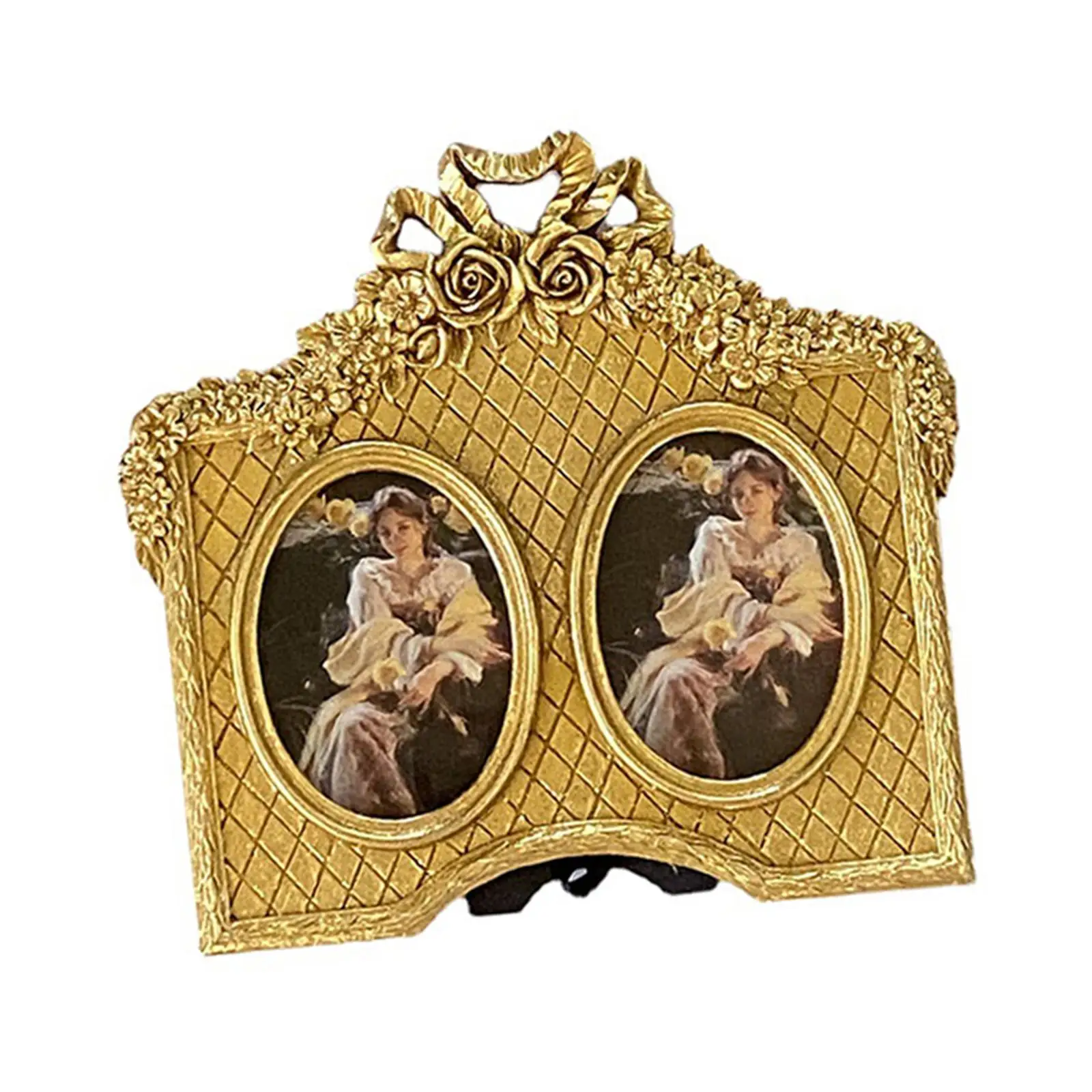 Ornate Photo Display Frame Antique wall Hanging for Bedroom Gallery