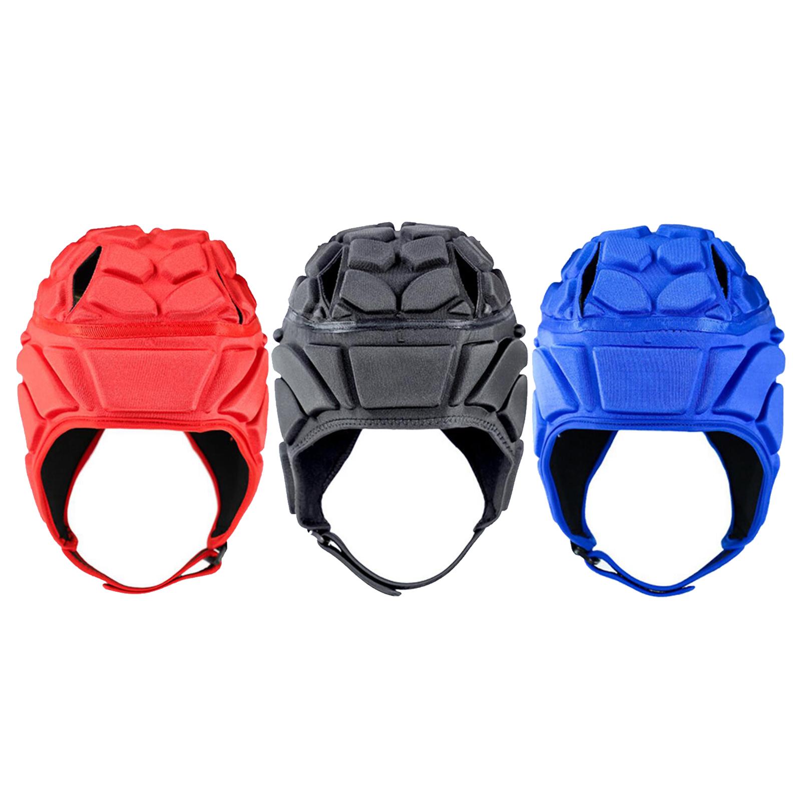 Ultralight Rugby Head Protection Soccer Headgear   Sports Soccer Goalie Head Protection Shockproof EVA Padded Scrum Hat 4 Sizes