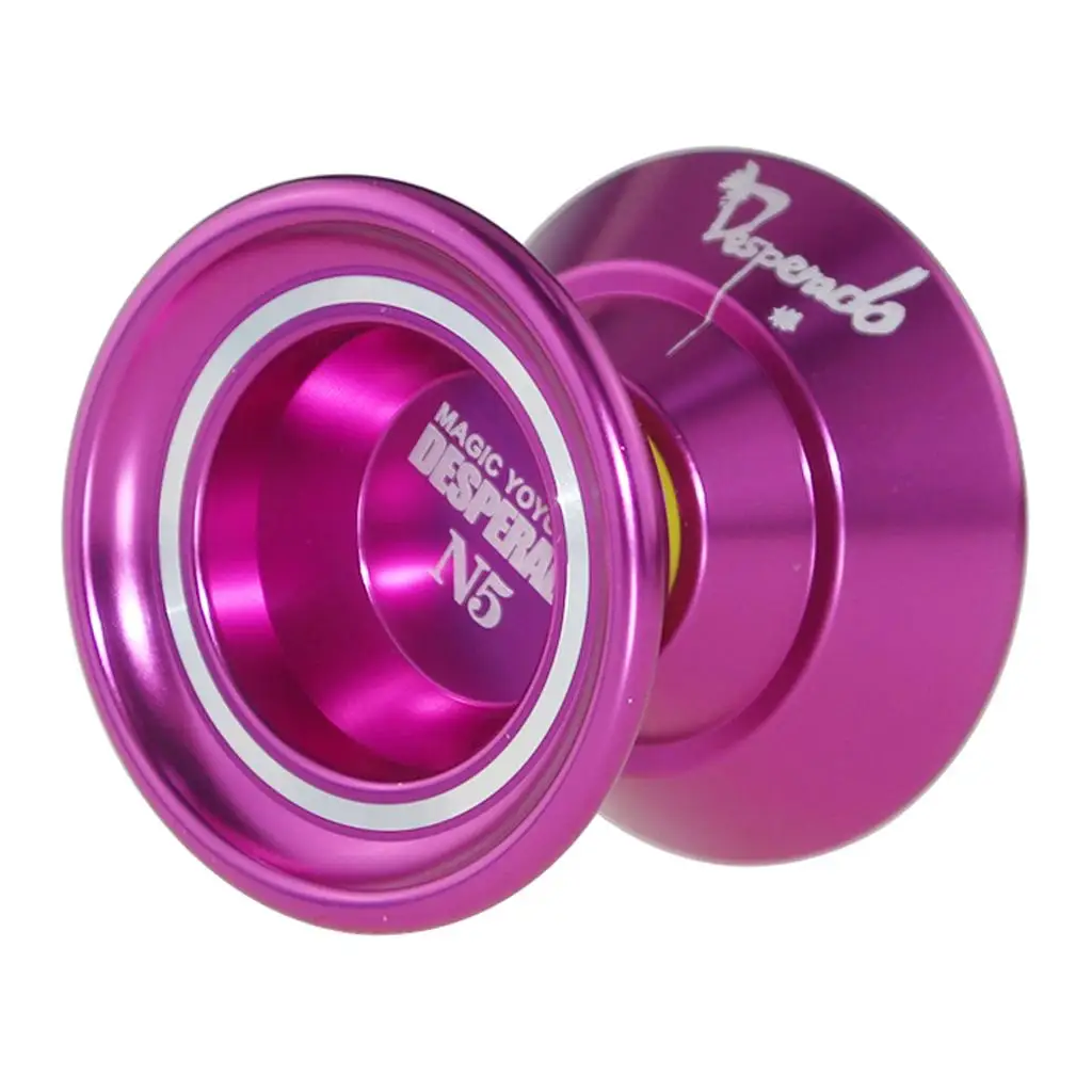  N5 Professional Unresponsive Alloy Yoyo Concave Bearing - Purple