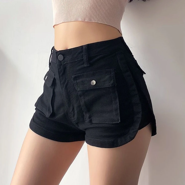 cintura alta streetwear coreano moda chique bolsos