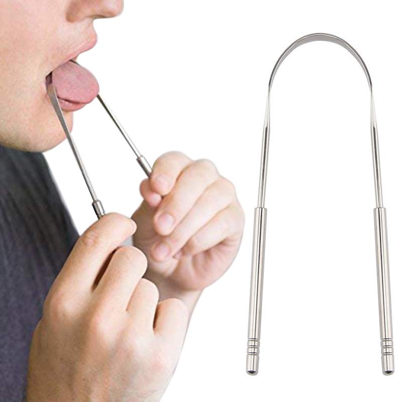 Best of 1pc High Quality Stainless Steel Tongue Scraper Cleaner Fresh Breath Cleaning Coated Tongue Toothbrush Oral Hygiene Care Tools Reviews & Tips