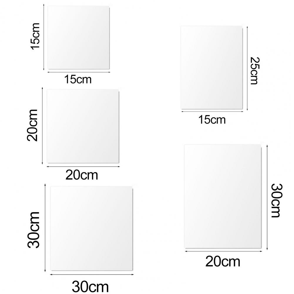 Description Picture 2 of itemMirror Decal Reflect Flexible Bathroom Mirror Decal Flexible Self Adhesive Acrylic Mirror Waterproof Mirror Sticker Home Mirror