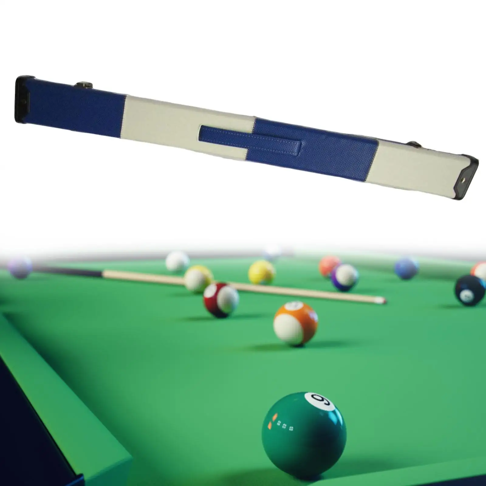 Pool Cue Rod Carrying Case Bag Protective Accessories Pouch 1/2 Billiard Carrying Holder Lightweight Durable Cover Storage Bag