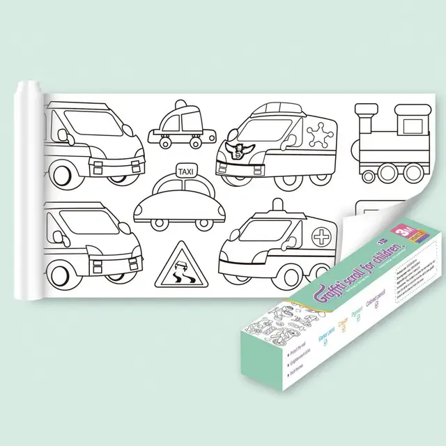 Kids Drawing Paper Giant Coloring Paper Roll For Kids Sticky Drawing Paper  Roll For Toddler Giant